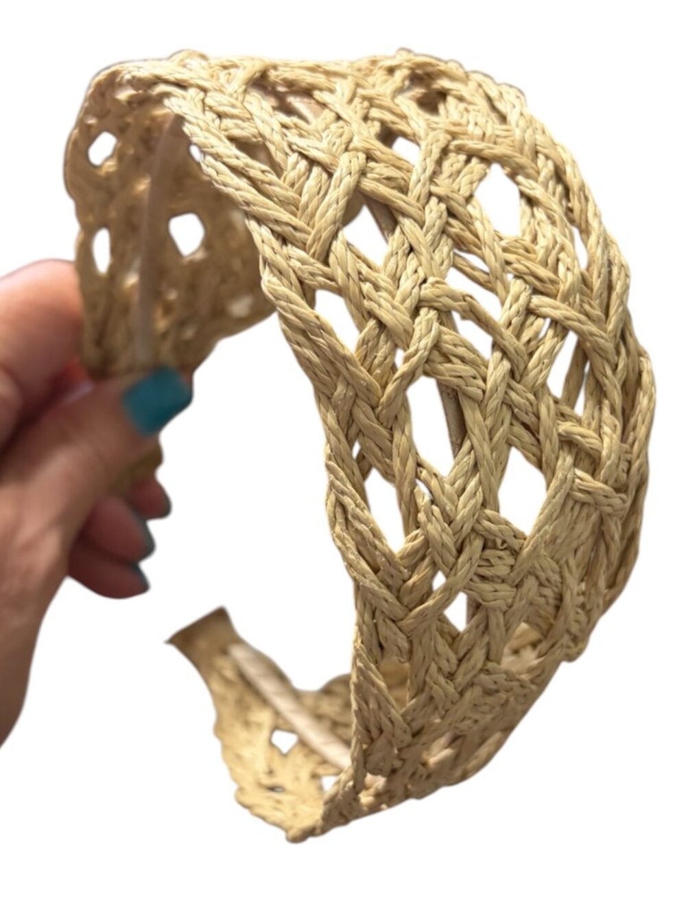 RAFIA WIDE HEADBAND